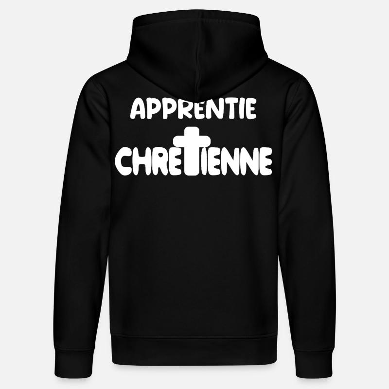 Christlich-katholisches Gottgeschenk - Stanley/Stella Unisex Bio-Hoodie DRUMMER  - Schwarz
