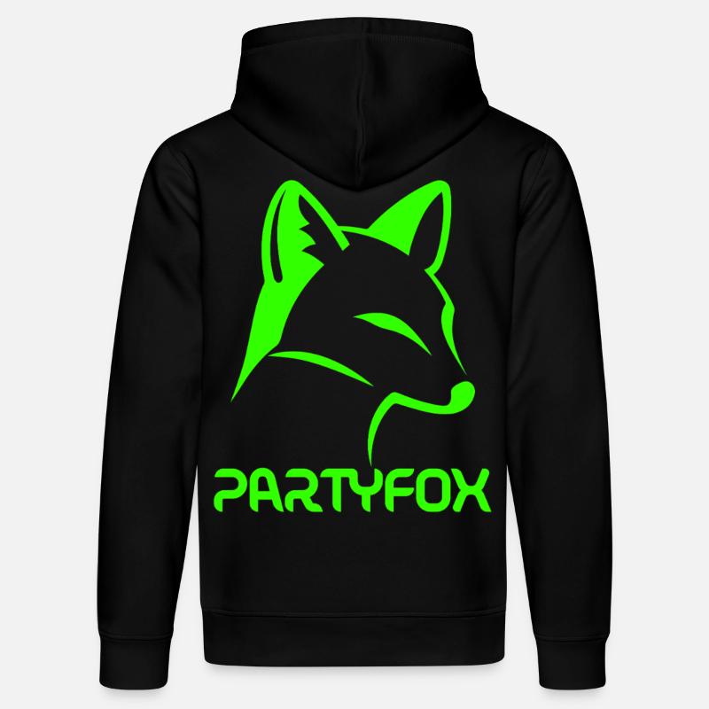 Partyfox - Sweat à capuche bio DRUMMER Stanley/Stella Unisexe - noir