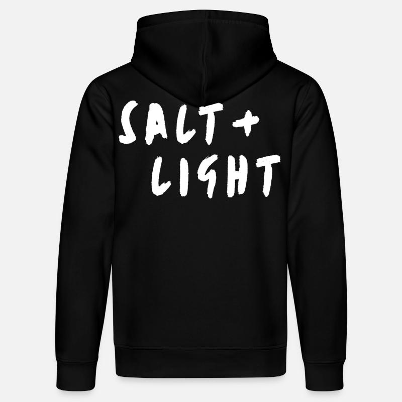 Sel + lumière - Sweat à capuche bio DRUMMER Stanley/Stella Unisexe - noir