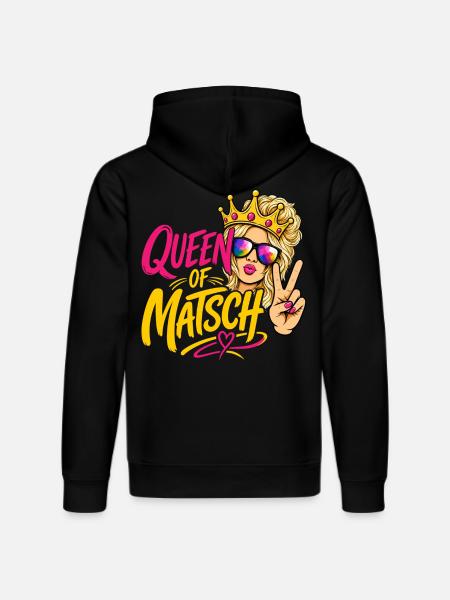 Queen of Mud - Blonde - Stanley/Stella DRUMMER Unisex Organic Hoodie - black