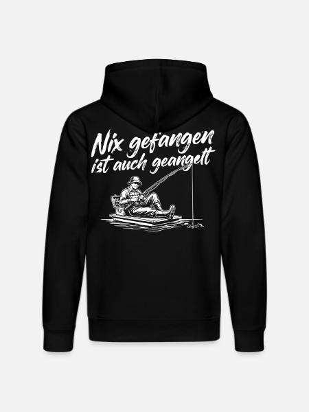 Angeln mit Humor - Stanley/Stella Unisex Bio-Hoodie DRUMMER  - Schwarz
