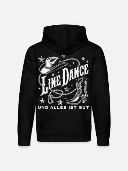 Line Dance Western Flair - Stanley/Stella Unisex Bio-Hoodie DRUMMER - Schwarz