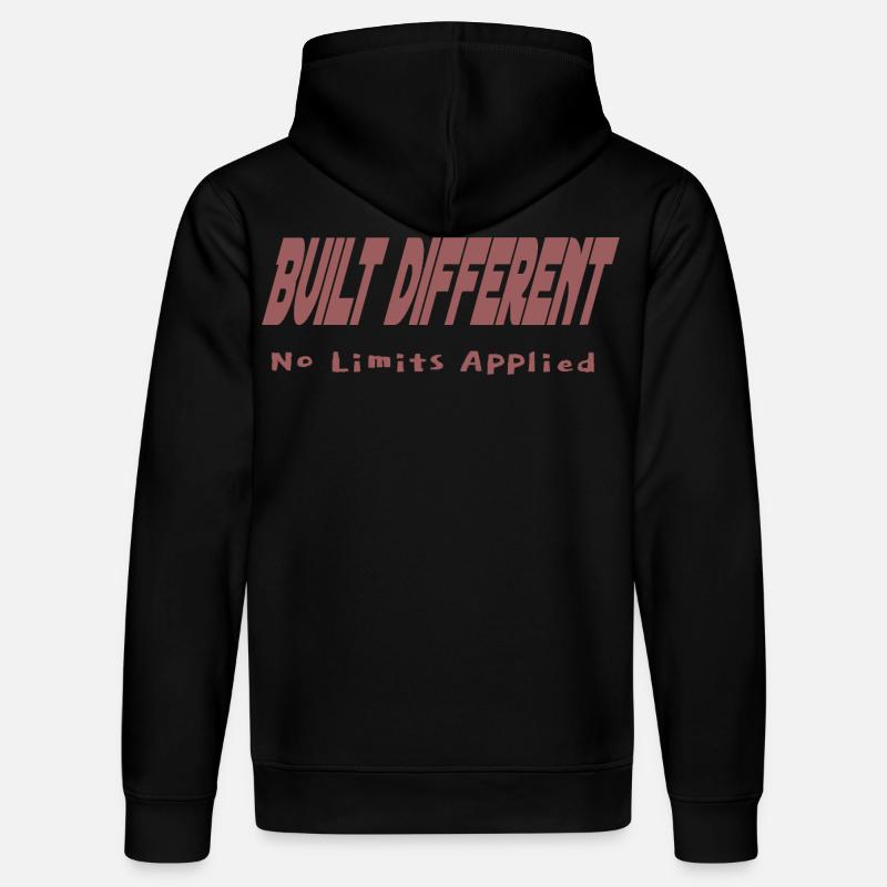 Construit différemment – Aucune limite appliquée - Sweat à capuche bio DRUMMER Stanley/Stella Unisexe - noir