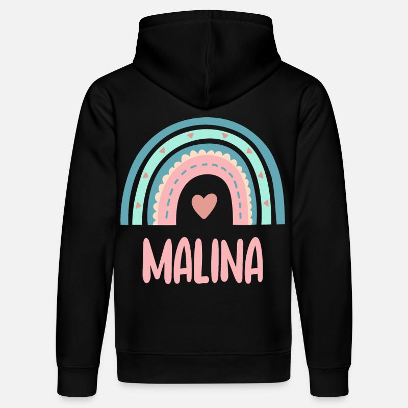 Malina Nom Rainbow Baby - Sweat à capuche bio DRUMMER Stanley/Stella Unisexe - noir