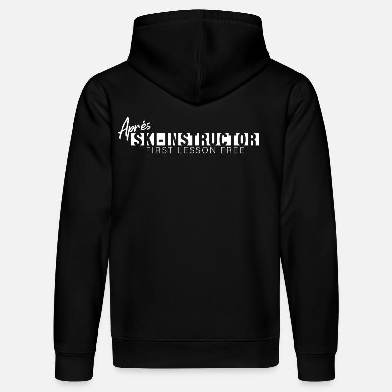 Après Ski Instructor – Motiv - Stanley/Stella Unisex Bio-Hoodie DRUMMER  - Schwarz