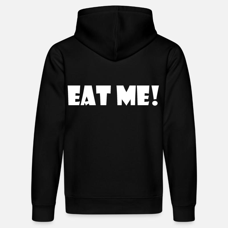Eat me - Stanley/Stella Unisex Bio-Hoodie DRUMMER  - Schwarz