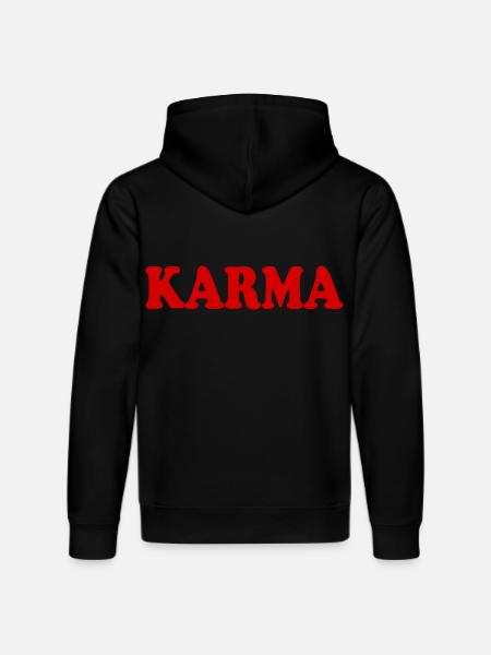 Karma - Stanley/Stella DRUMMER Unisex Organic Hoodie - black