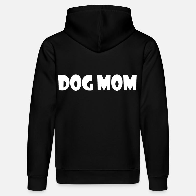 Dog mom - Sweat à capuche bio DRUMMER Stanley/Stella Unisexe - noir