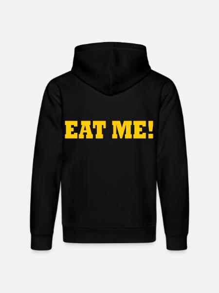Eat me - Stanley/Stella DRUMMER Unisex Organic Hoodie - black