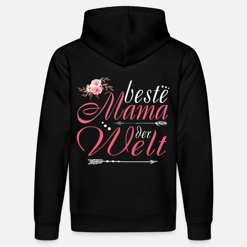 Meilleure maman du monde - Sweat à capuche bio DRUMMER Stanley/Stella Unisexe - noir