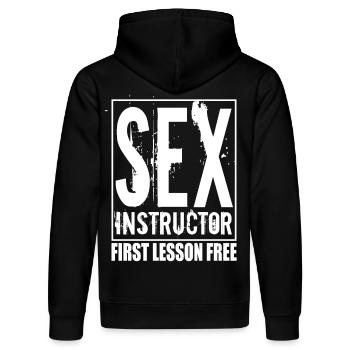 Instructeur de sexe - Sweat à capuche bio DRUMMER Stanley/Stella Unisexe - noir - Dos - Marisol (170cm)