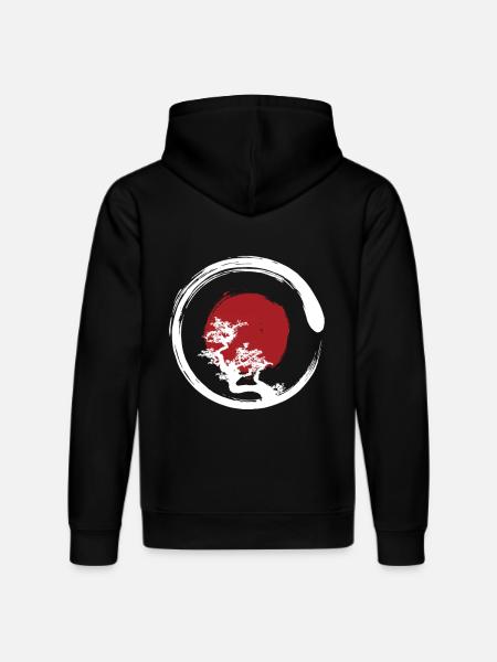 Zen Circle - Stanley/Stella DRUMMER Unisex Organic Hoodie - black