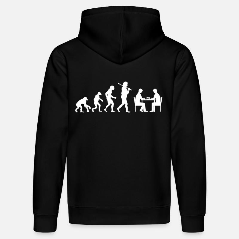 Les échecs de l’évolution - Sweat à capuche bio DRUMMER Stanley/Stella Unisexe - noir