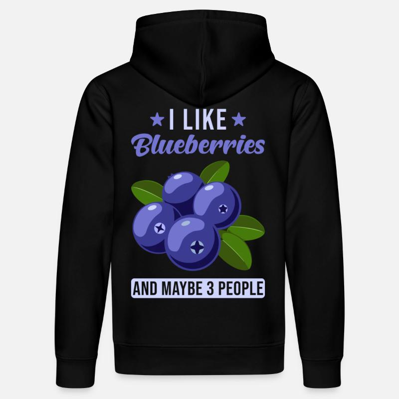 Bleuets - Sweat à capuche bio DRUMMER Stanley/Stella Unisexe - noir