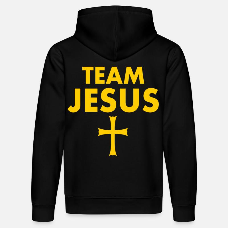 Team jesus - Sweat à capuche bio DRUMMER Stanley/Stella Unisexe - noir