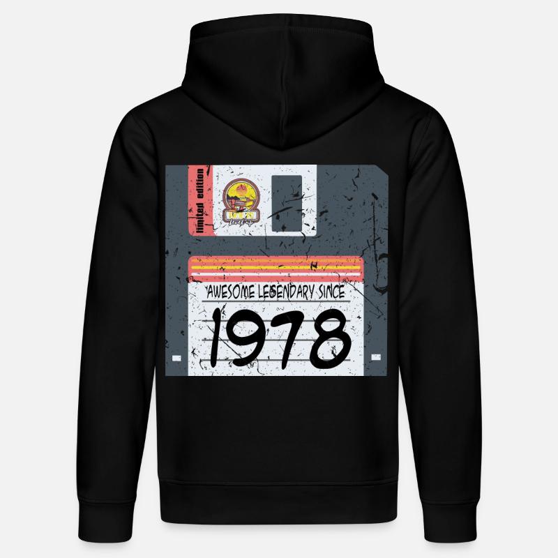 Nerd Anniversaire 1978 - Sweat à capuche bio DRUMMER Stanley/Stella Unisexe - noir