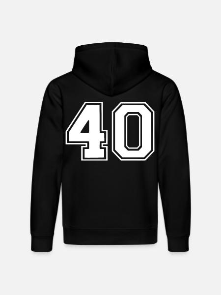 40 - Stanley/Stella DRUMMER Unisex Organic Hoodie - black