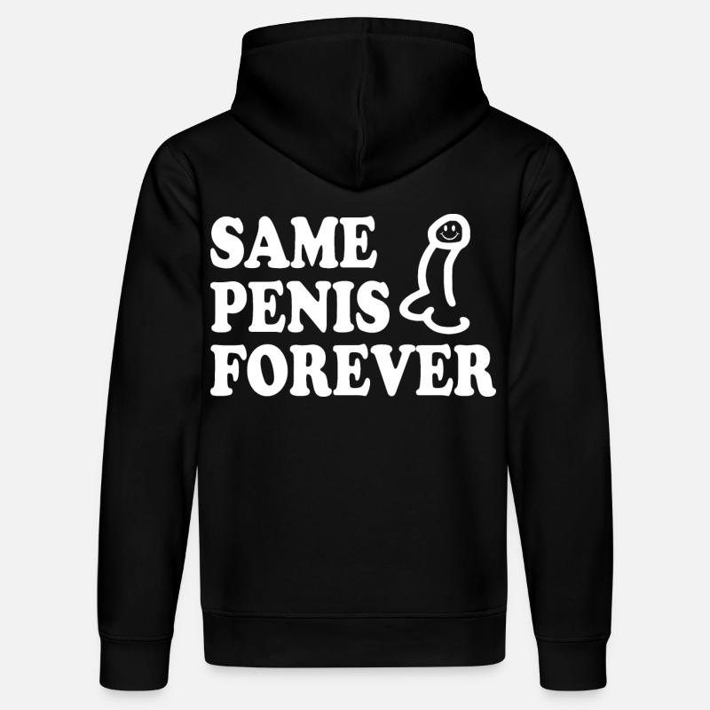 Same penis forever - Stanley/Stella Unisex Bio-Hoodie DRUMMER  - Schwarz