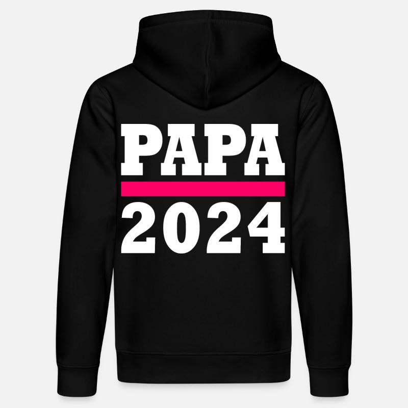 Papa 2024 - Stanley/Stella Unisex Bio-Hoodie DRUMMER  - Schwarz