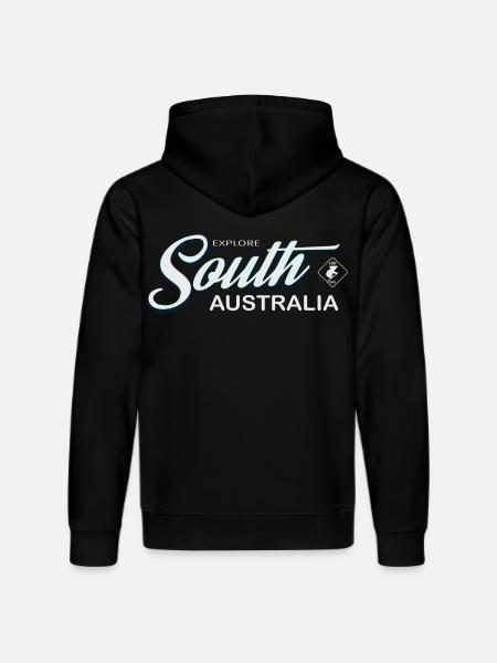 EXPLORE SOUTH AUSTRALIA - Stanley/Stella DRUMMER Unisex Organic Hoodie - black