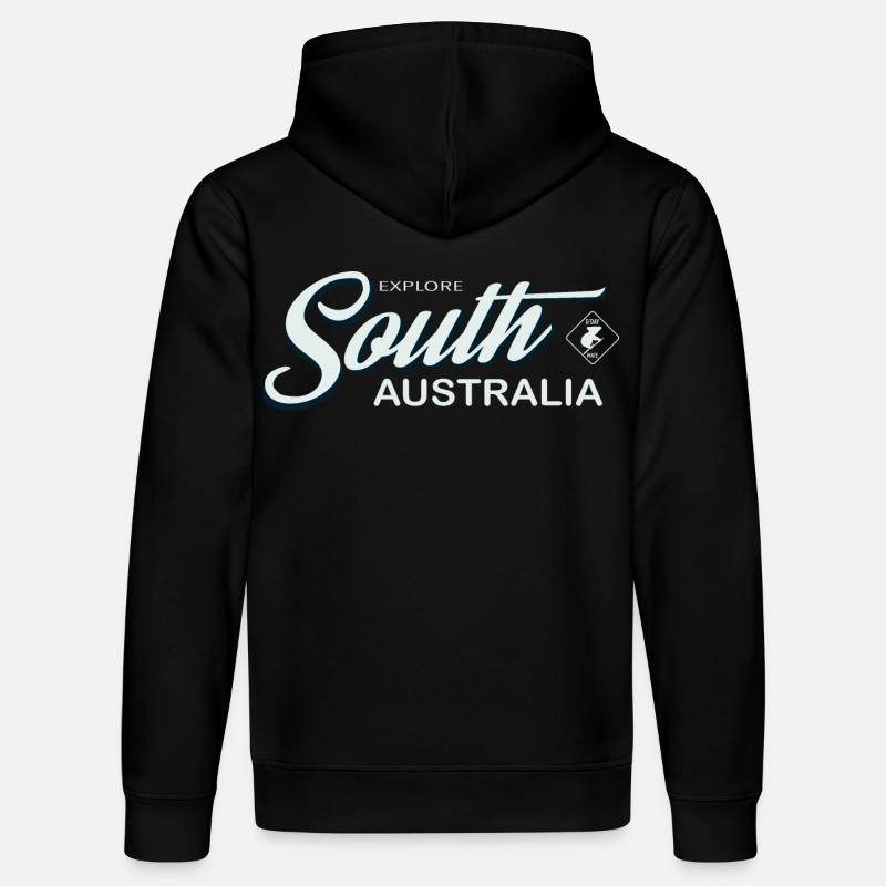 EXPLORE SOUTH AUSTRALIA - Stanley/Stella DRUMMER Unisex Organic Hoodie - black