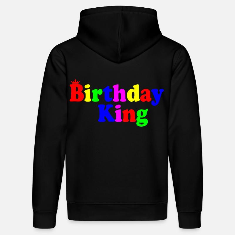 Birthday king - Sweat à capuche bio DRUMMER Stanley/Stella Unisexe - noir