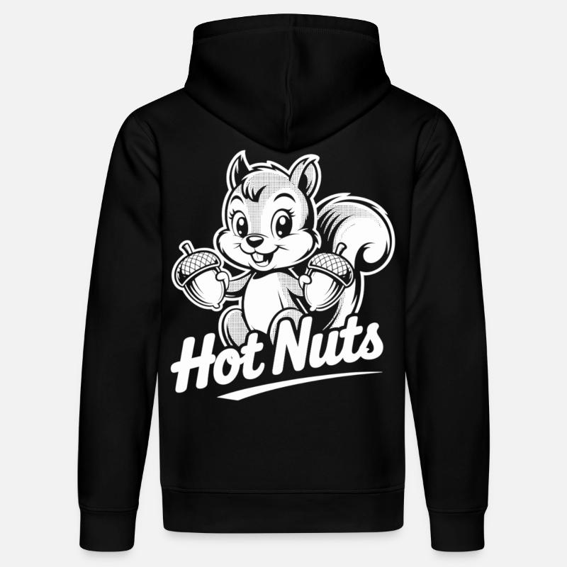 Chemise Hot Nuts Écureuil - Sweat à capuche bio DRUMMER Stanley/Stella Unisexe - noir