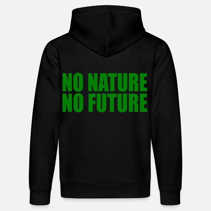 No nature no future - Sweat à capuche bio DRUMMER Stanley/Stella Unisexe - noir