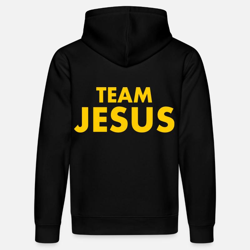 Team jesus - Stanley/Stella Unisex Bio-Hoodie DRUMMER  - Schwarz