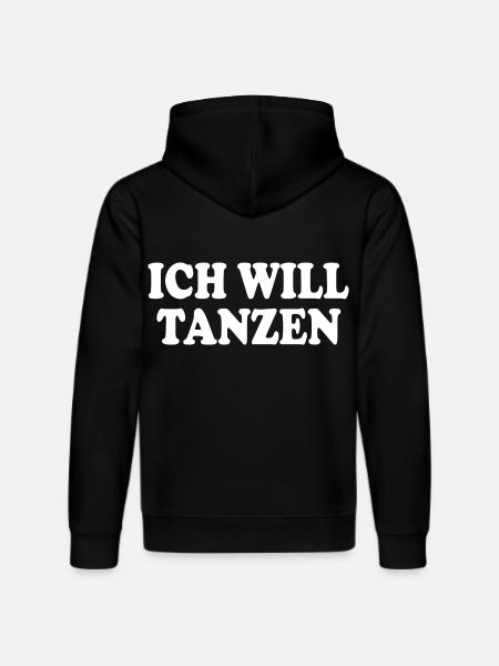 Ich will tanzen - Stanley/Stella Unisex Bio-Hoodie DRUMMER - Schwarz
