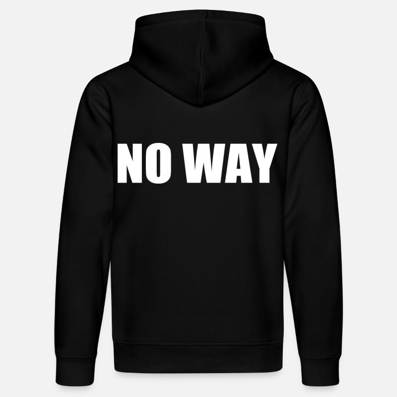 No way - Sweat à capuche bio DRUMMER Stanley/Stella Unisexe - noir