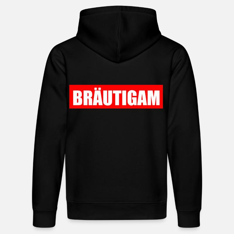 bräutigam - Stanley/Stella Unisex Bio-Hoodie DRUMMER  - Schwarz