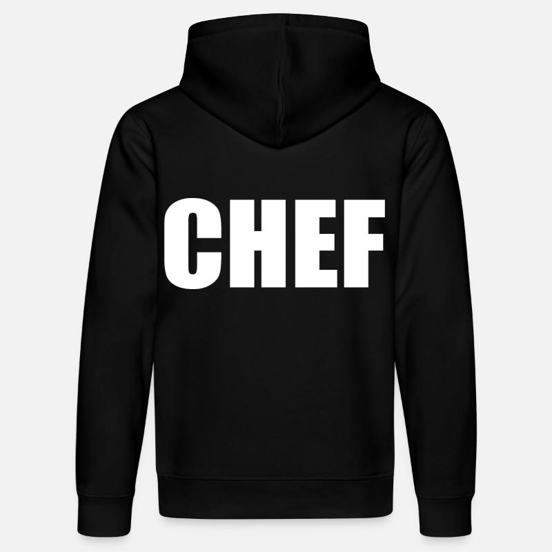 Chef - Sweat à capuche bio DRUMMER Stanley/Stella Unisexe - noir