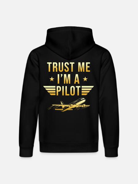 Pilot Gift - Stanley/Stella DRUMMER Unisex Organic Hoodie - black