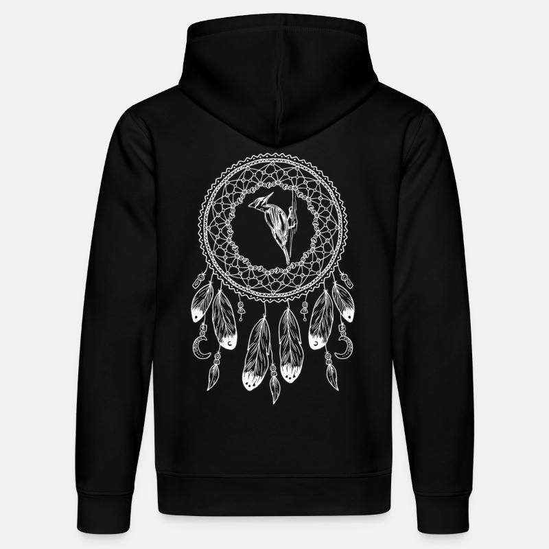 Sternzeichen Native American Specht - Stanley/Stella Unisex Bio-Hoodie DRUMMER  - Schwarz