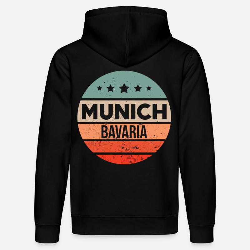 München - Stanley/Stella Unisex Bio-Hoodie DRUMMER  - Schwarz