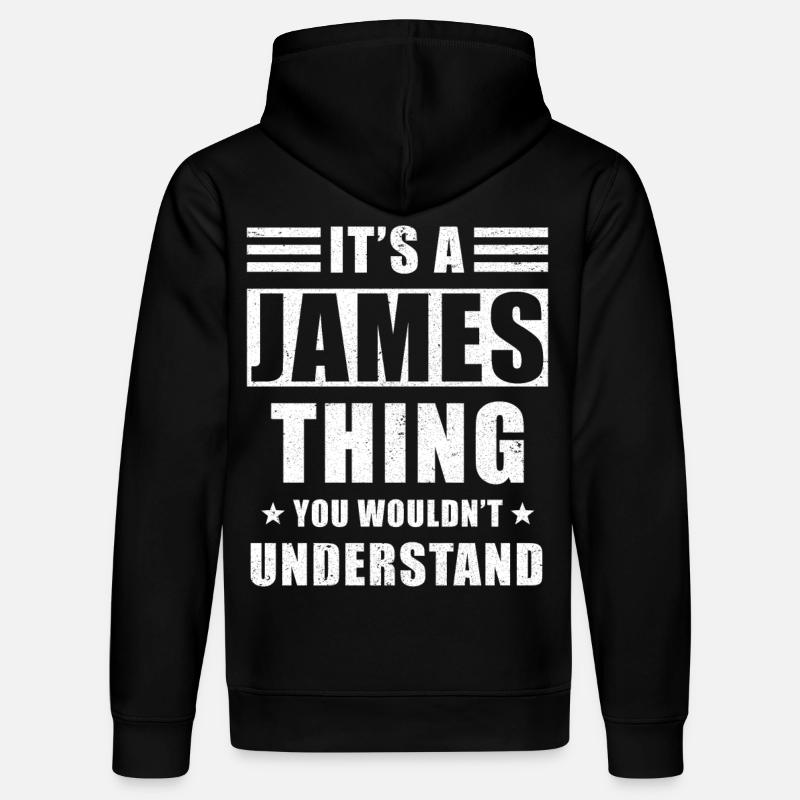 James Geschenk - Stanley/Stella Unisex Bio-Hoodie DRUMMER  - Schwarz