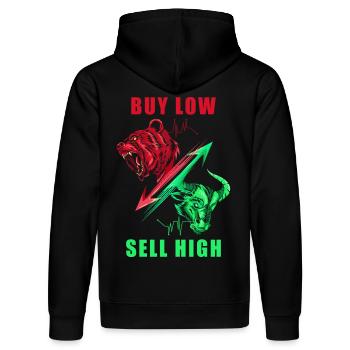 Investor Aktien - Stanley/Stella Unisex Bio-Hoodie DRUMMER  - Schwarz - Hinten - Marisol (170cm)