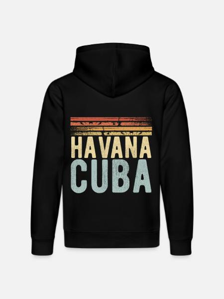 Havana Cuba - Stanley/Stella DRUMMER Unisex Organic Hoodie - black
