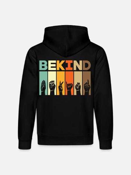 DEAF - Stanley/Stella DRUMMER Unisex Organic Hoodie - black
