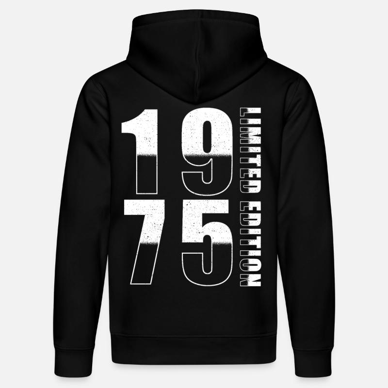 1975 Édition Limitée Anniversaire - Sweat à capuche bio DRUMMER Stanley/Stella Unisexe - noir