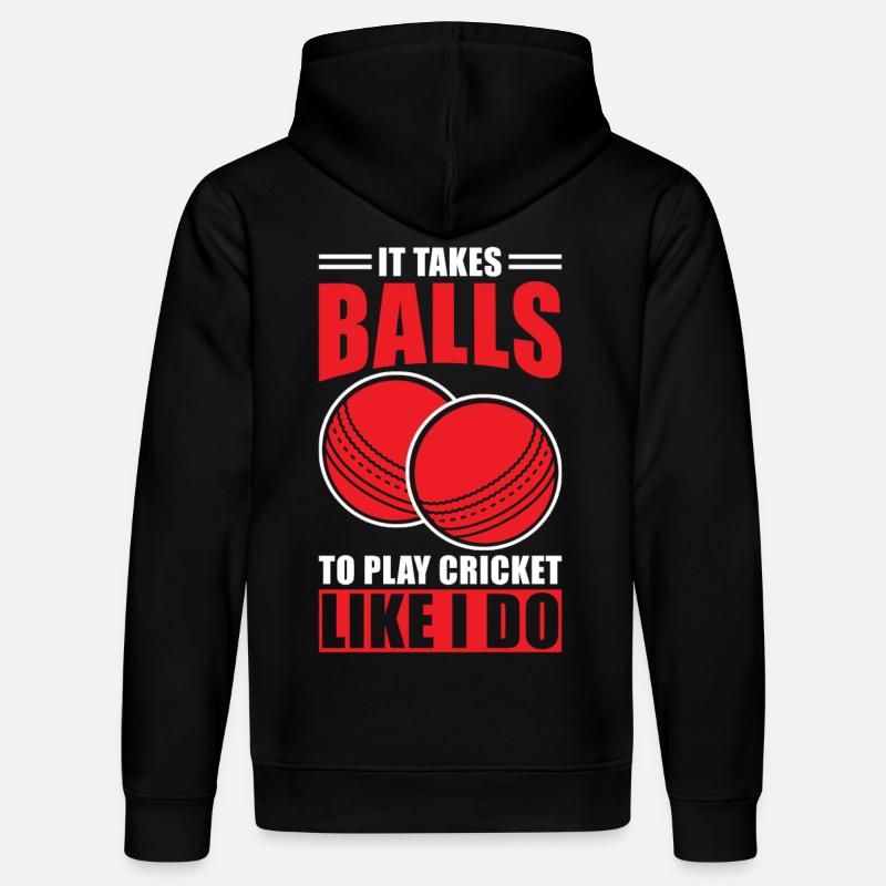 Cricket Cadeau Cricketer - Sweat à capuche bio DRUMMER Stanley/Stella Unisexe - noir
