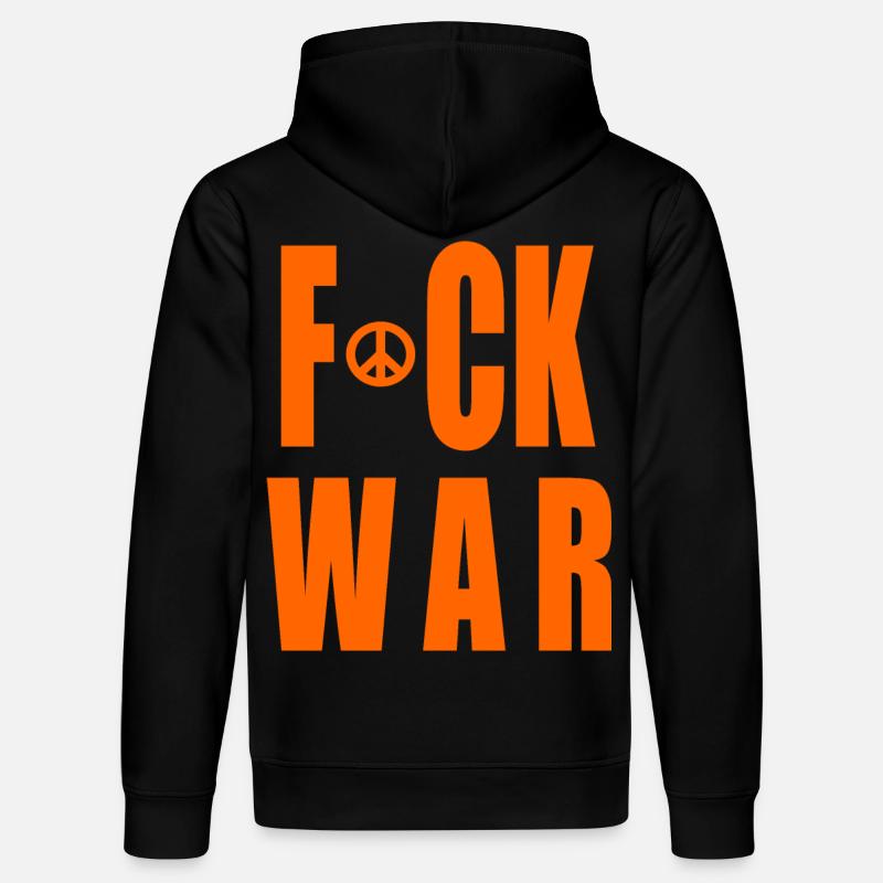 Fuck war - Sweat à capuche bio DRUMMER Stanley/Stella Unisexe - noir