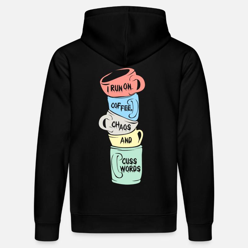 Café - Sweat à capuche bio DRUMMER Stanley/Stella Unisexe - noir