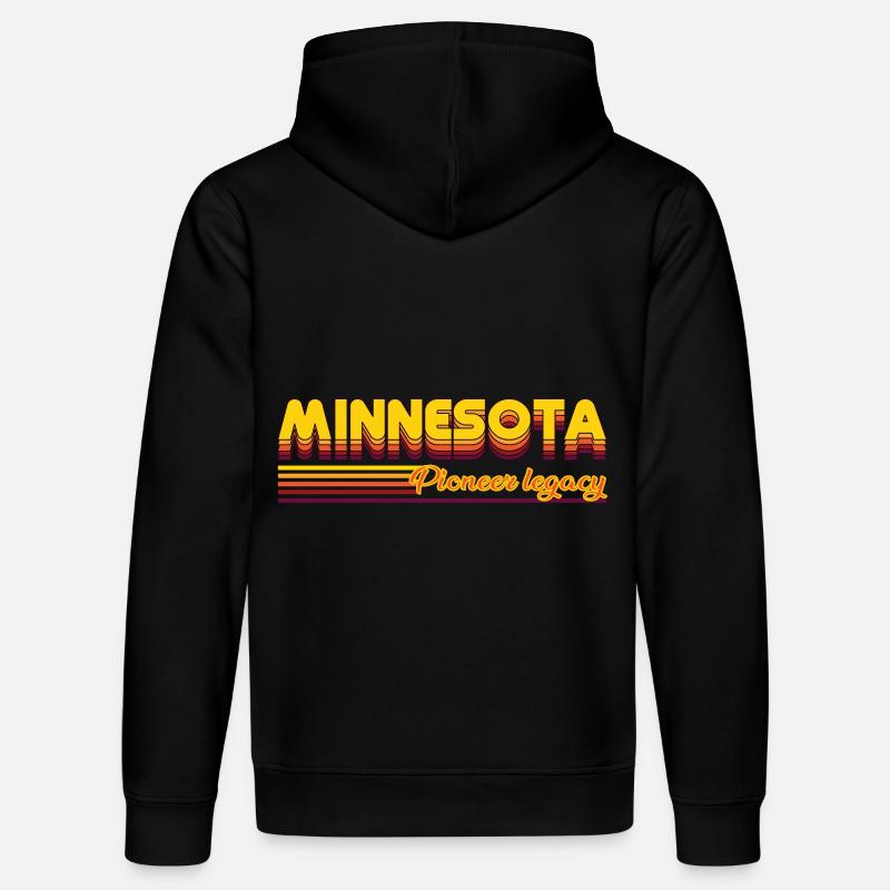 Minnesota États-Unis design - Sweat à capuche bio DRUMMER Stanley/Stella Unisexe - noir
