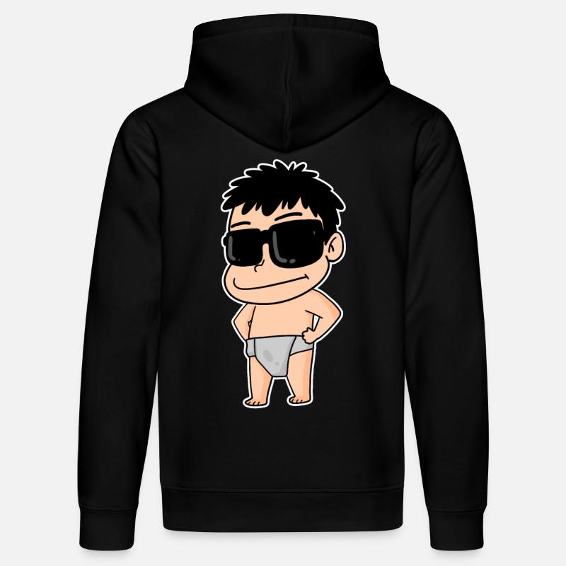 Bébé cool - Sweat à capuche bio DRUMMER Stanley/Stella Unisexe - noir