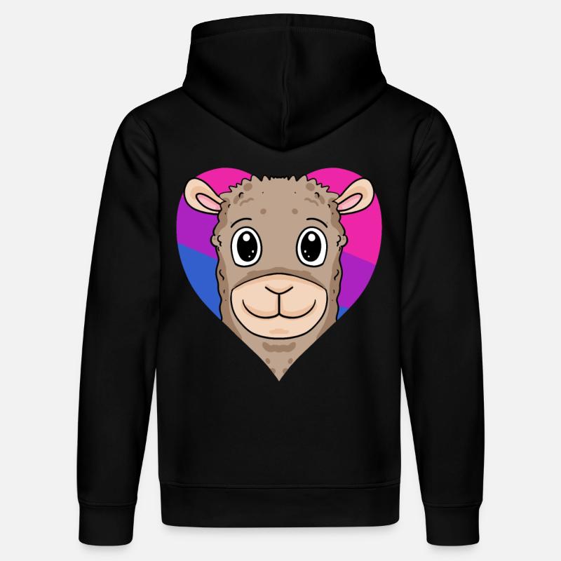 Bisexuell Alpaka Geschenk - Stanley/Stella Unisex Bio-Hoodie DRUMMER - Schwarz