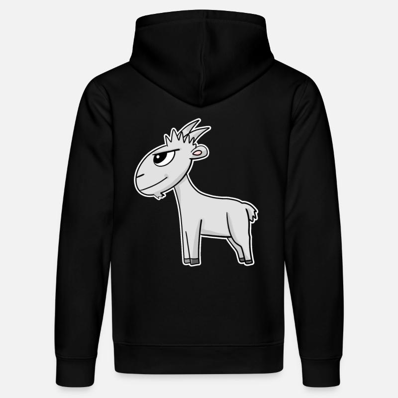 Chèvre - Sweat à capuche bio DRUMMER Stanley/Stella Unisexe - noir