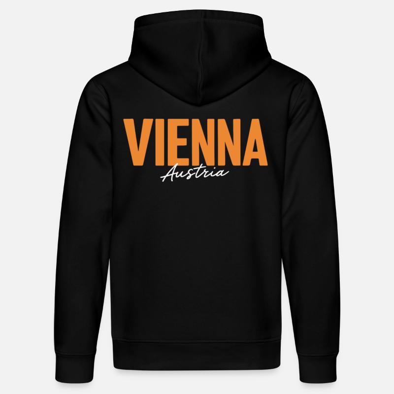 Vienne, Autriche, souvenir de voyage - Sweat à capuche bio DRUMMER Stanley/Stella Unisexe - noir