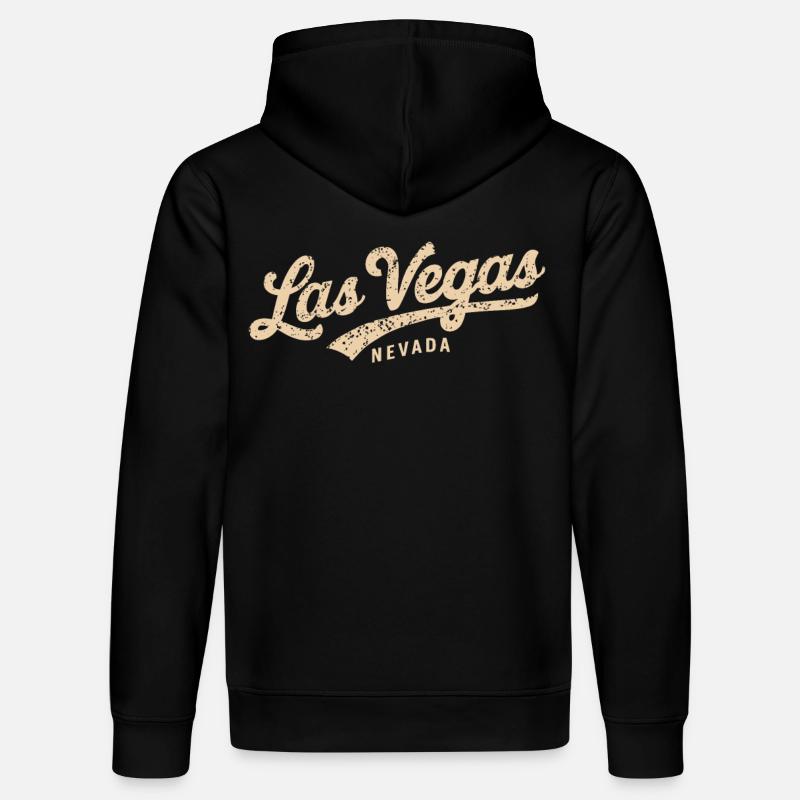 Las Vegas, Nevada, Souvenir - Sweat à capuche bio DRUMMER Stanley/Stella Unisexe - noir